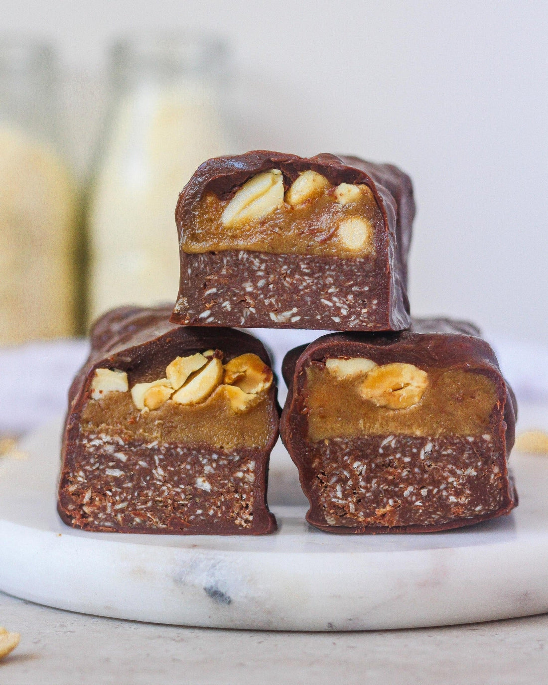 Healthy Snickers Bars