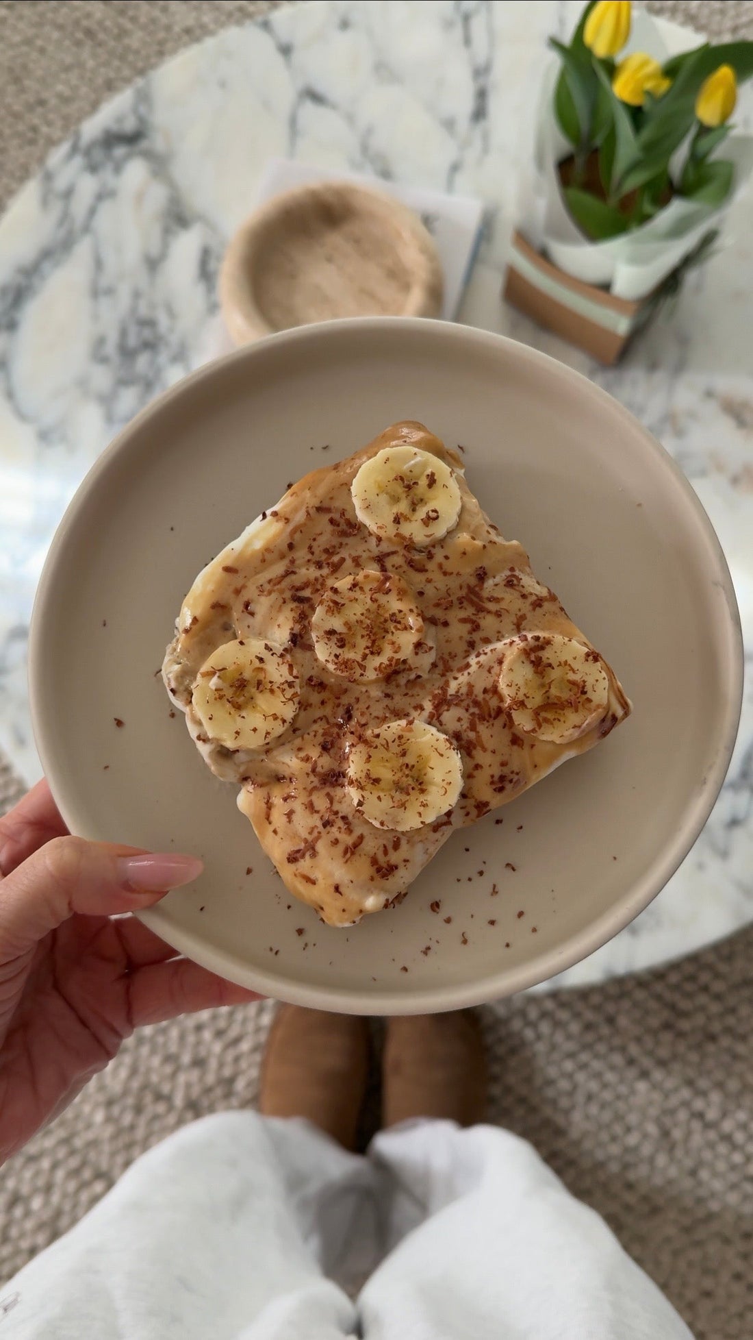 Banoffee Pie Baked Oats