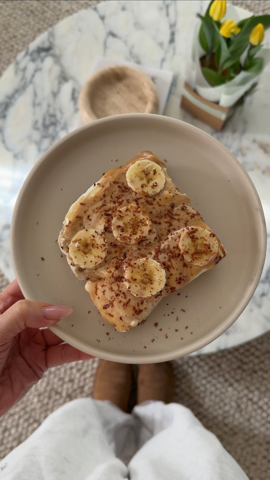 Banoffee Pie Baked Oats
