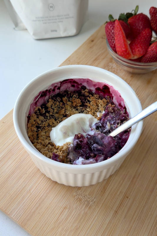 Easy Berry Crumble