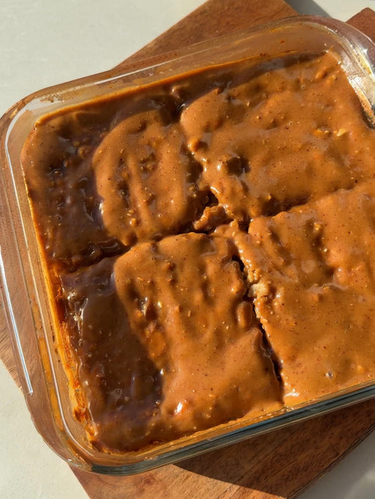 Sticky Date Baked Oats
