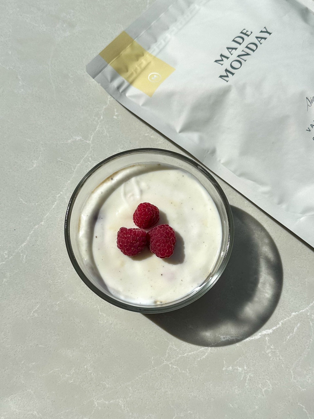Raspberry & White Chocolate Overnight Oats - Made Monday
