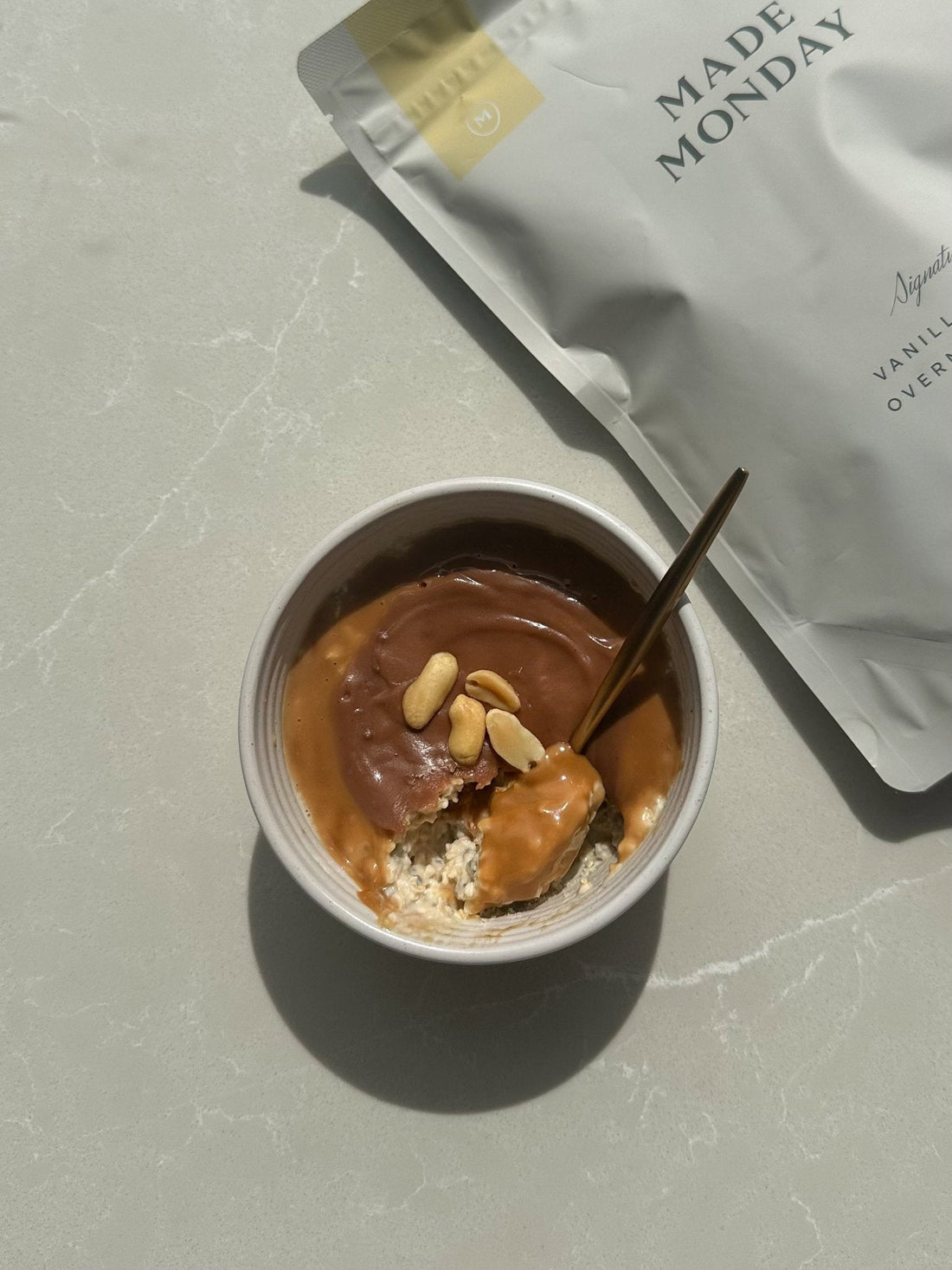 Snickers Overnight Oats - Made Monday